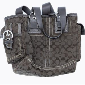 Coach Brown Signature C Handbag Tote
